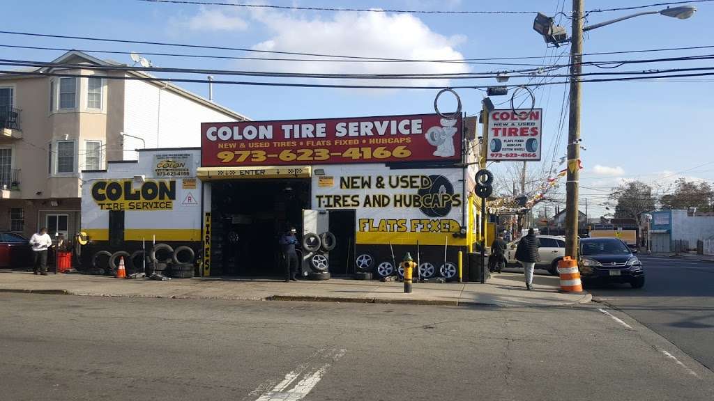 Colon Tire Services | 164 Orchard St, Newark, NJ 07102, USA | Phone: (973) 623-4166