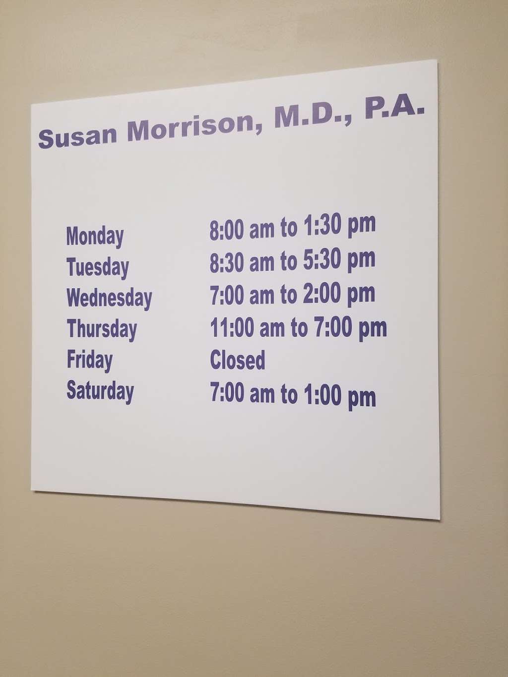 Morrison Susan H MD | 36 Newark Ave # 322, Belleville, NJ 07109, USA | Phone: (973) 450-0100