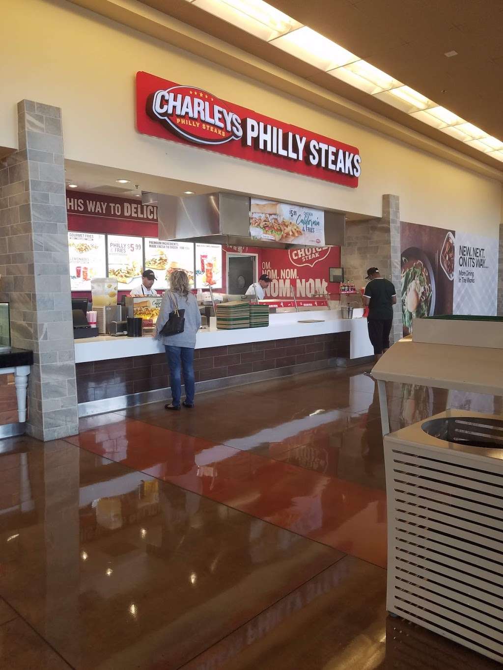 Charleys Philly Steaks | 4976 Premium Outlets Way Ste 426, Chandler, AZ 85226, USA | Phone: (480) 639-1924
