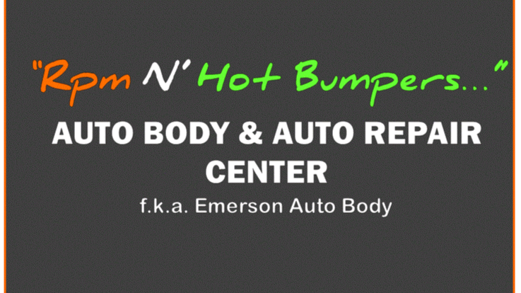 Rpm N Hot Bumpers / Emerson Auto Body | 15 Bergenline Ave, Westwood, NJ 07675, USA | Phone: (201) 768-2007