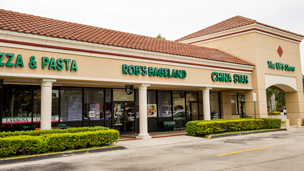 Robs Bageland - Lakeview | 1420 Coral Ridge Dr, Coral Springs, FL 33071, USA | Phone: (954) 340-7730