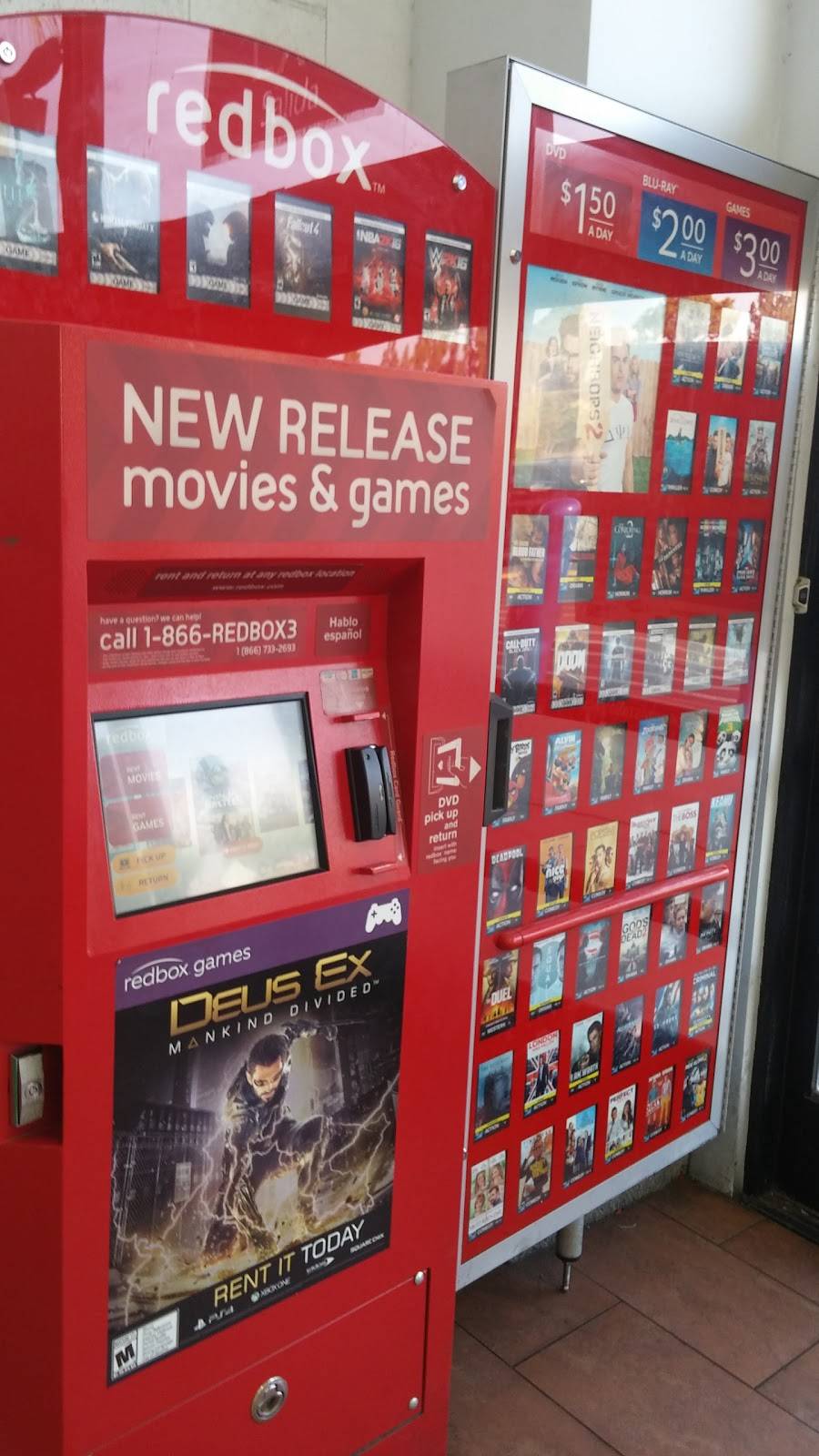 Redbox | 2601 Fashion Plaza, Bakersfield, CA 93306, USA | Phone: (866) 733-2693