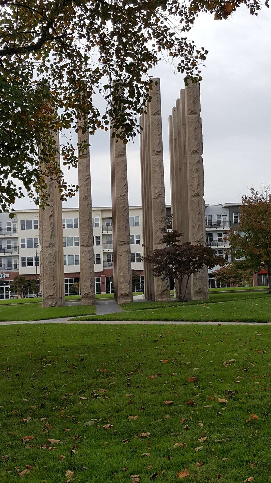 Limestone Pillars - Veterans Memorial | 2nd St, Columbus, IN 47201, USA