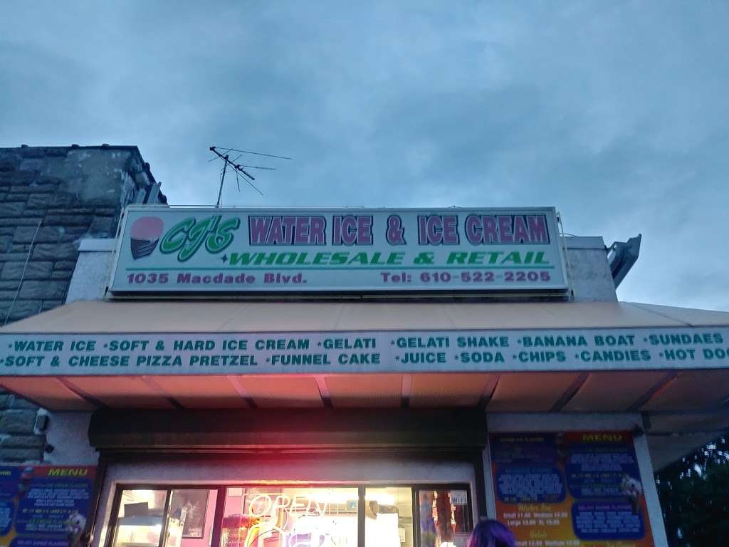 CJS WATERICE AND ICE CREAM | 1035 MacDade Blvd, Collingdale, PA 19023, USA | Phone: (267) 312-9426