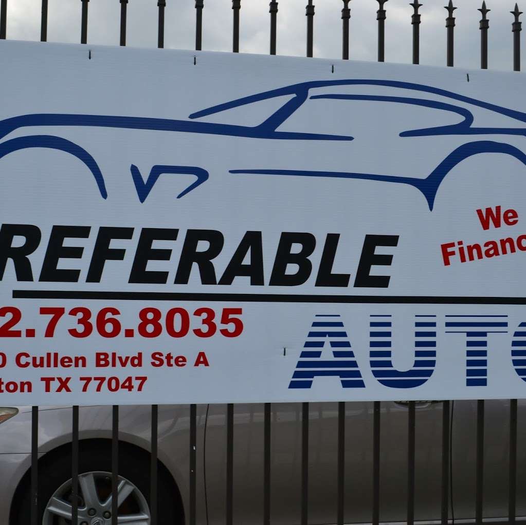 Preferable Auto LLC | 11100 Cullen Blvd Ste A, Houston, TX 77047 | Phone: (832) 736-8035