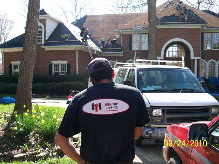 High Top Roofing | 200 Weddington Rd, Matthews, NC 28104 | Phone: (704) 989-3189