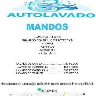 Mandos car wash | Laguna San Julian 548, Concordia, 88298 Nuevo Laredo, Tamps., Mexico | Phone: 867 330 2046