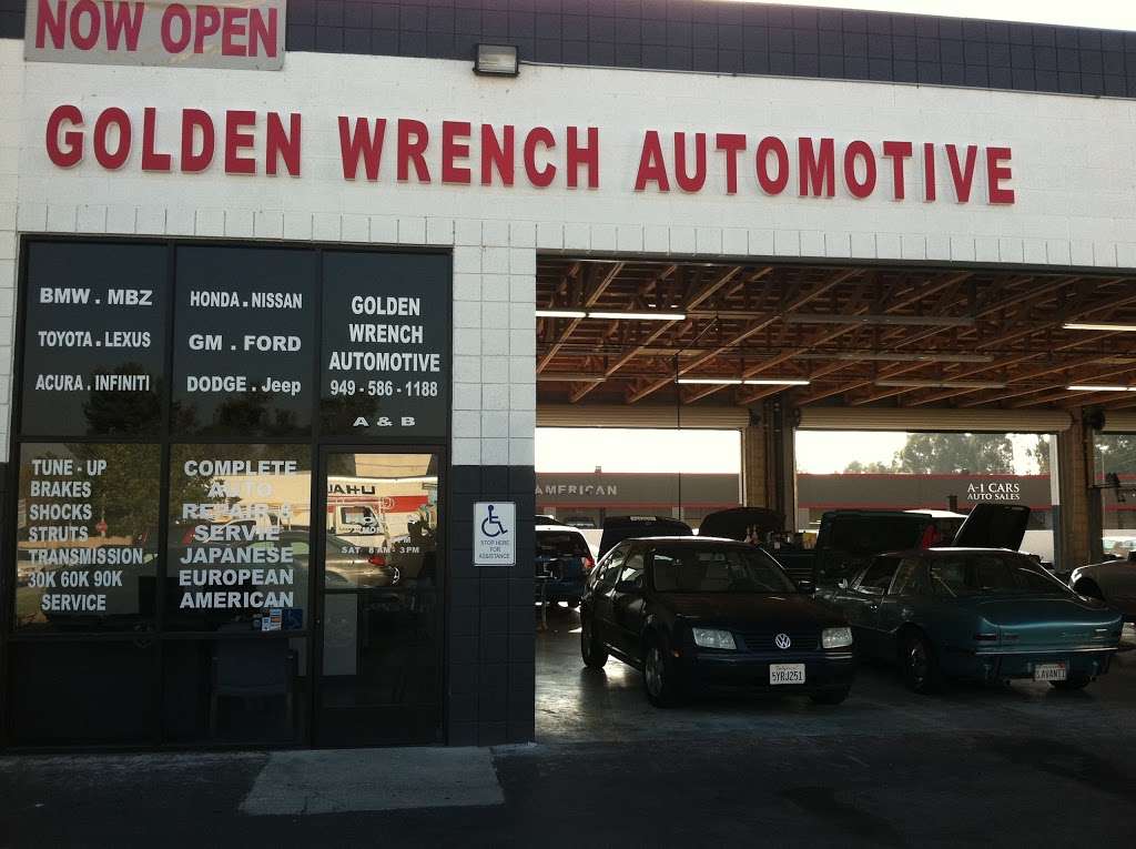 Golden Wrench Automotive | 23091 Orange Ave Suite A, Lake Forest, CA 92630, USA | Phone: (949) 586-1188