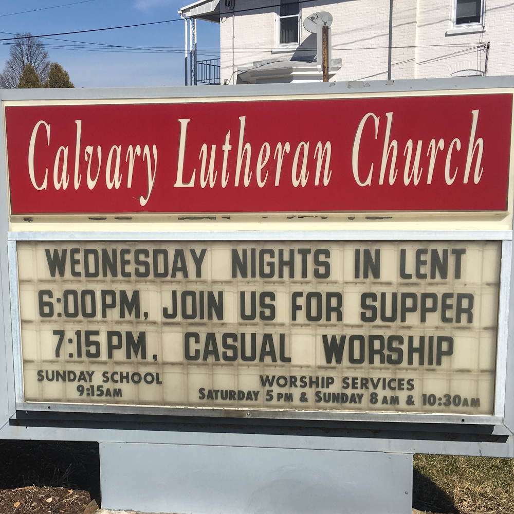 Calvary Lutheran Church Laureldale | 1009 Elizabeth Ave, Reading, PA 19605, USA | Phone: (610) 929-9606