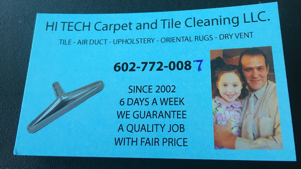 High Tech Carpet and Tile Cleaning Services LLC | 16128 N 72nd Ln, Peoria, AZ 85382 | Phone: (602) 772-0087