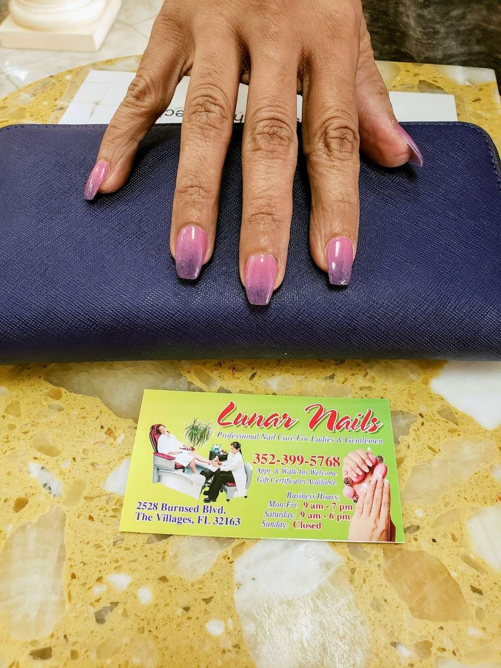 Lunar Nails | 2528 Burnsed Blvd, The Villages, FL 32163, USA | Phone: (352) 399-5768