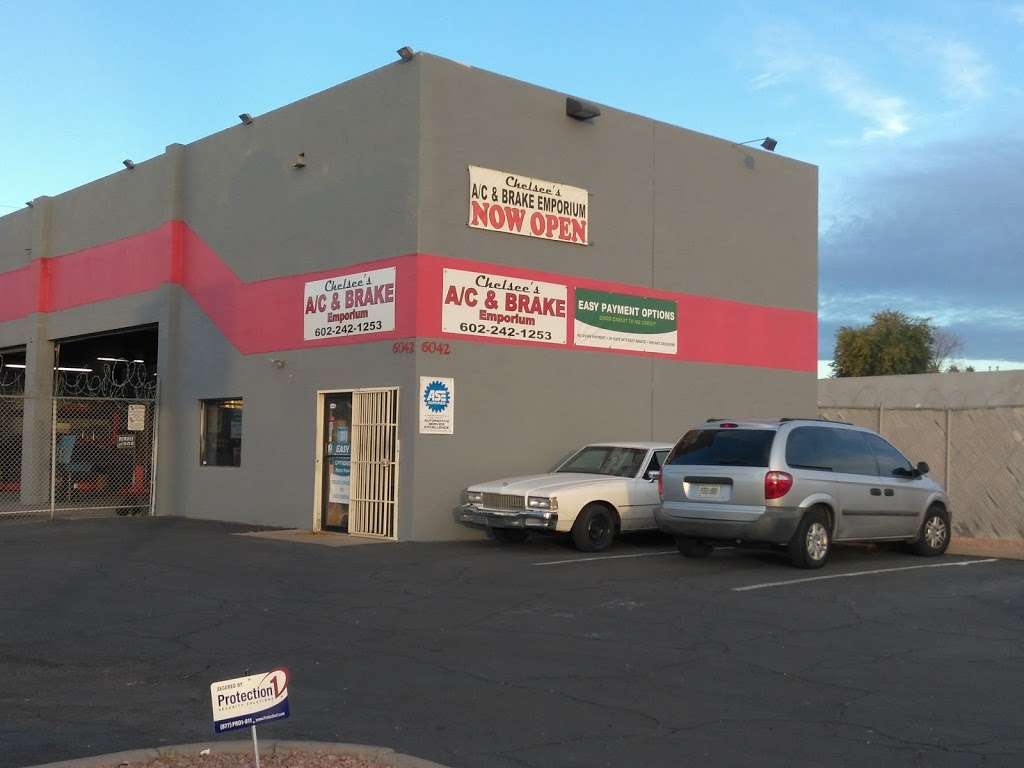 Chelsees AC & Brake Emporeum LLC | 6042 N Black Canyon Hwy, Phoenix, AZ 85017, USA | Phone: (602) 242-1253