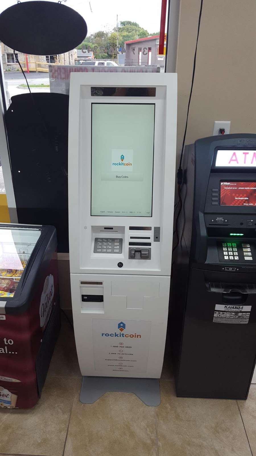 RockItCoin Bitcoin ATM | 2960 S Meridian St, Indianapolis, IN 46225 | Phone: (888) 702-4826