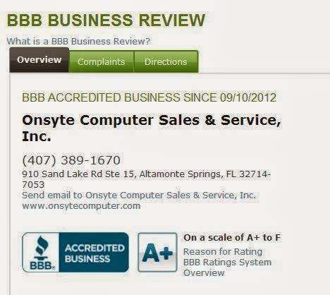 Onsyte Computer Sales & Services (Insyte Security) | 910 Sand Lake Rd #15, Altamonte Springs, FL 32714, USA | Phone: (407) 389-1670