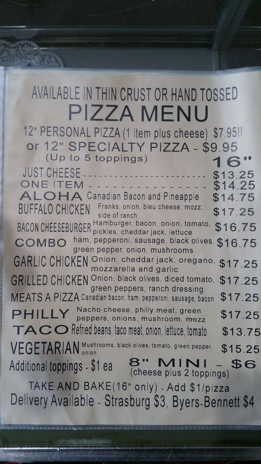 Pizza at Rookies | 1323 Monroe St #2, Strasburg, CO 80136, USA | Phone: (720) 271-3861