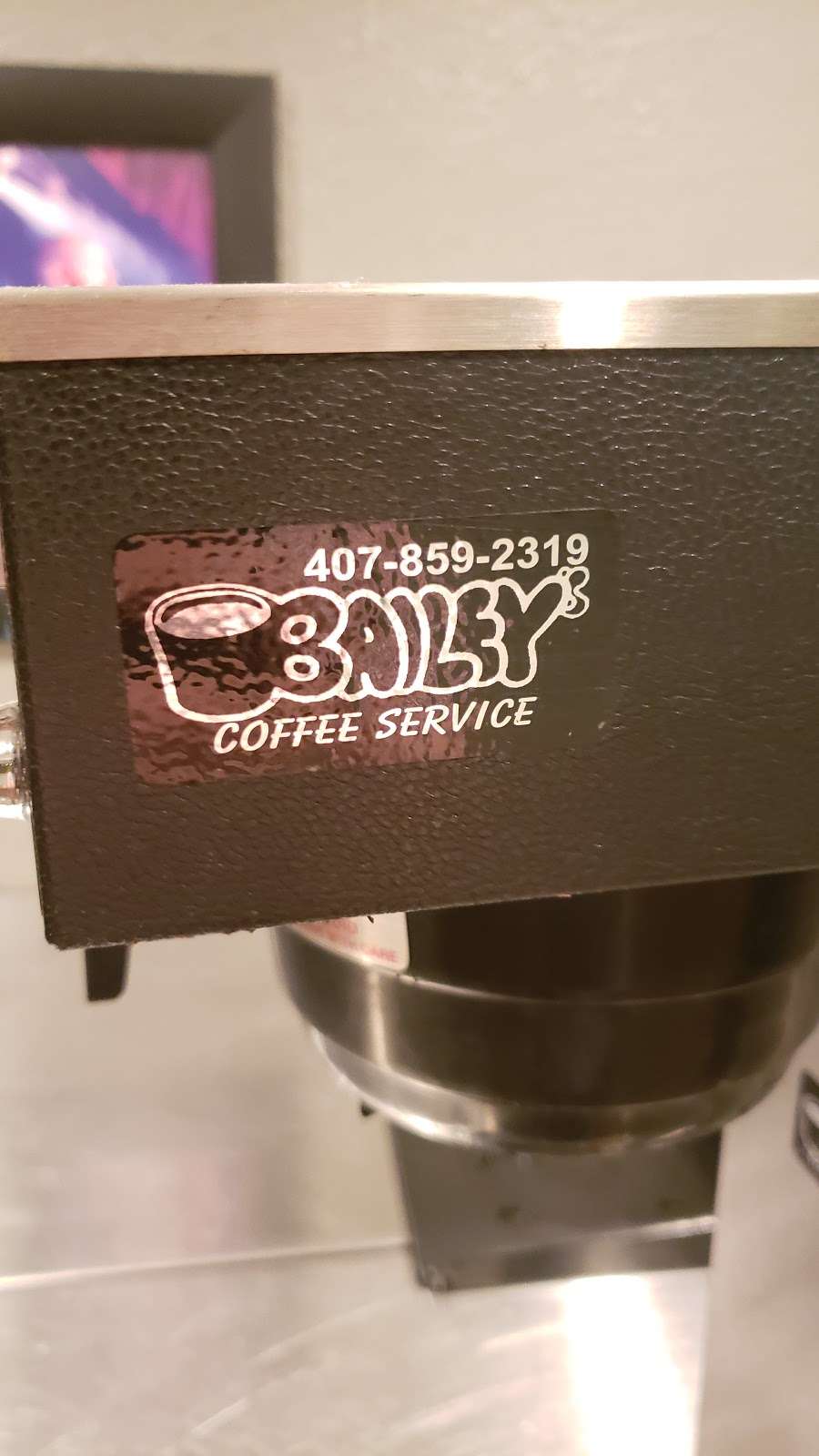 Baileys Coffee Services Inc | 3975 Forrestal Ave, Orlando, FL 32806, USA | Phone: (407) 859-2319
