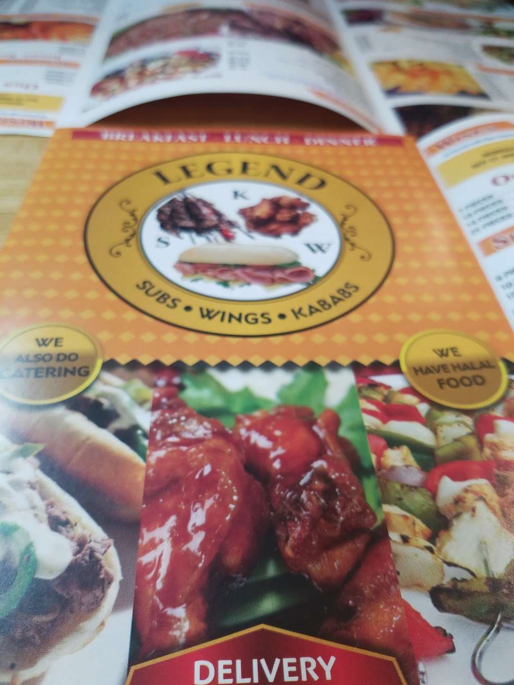 Legend Subs, Wings & Kababs | 1672 Pennington Rd, Ewing Township, NJ 08618 | Phone: (609) 323-7911