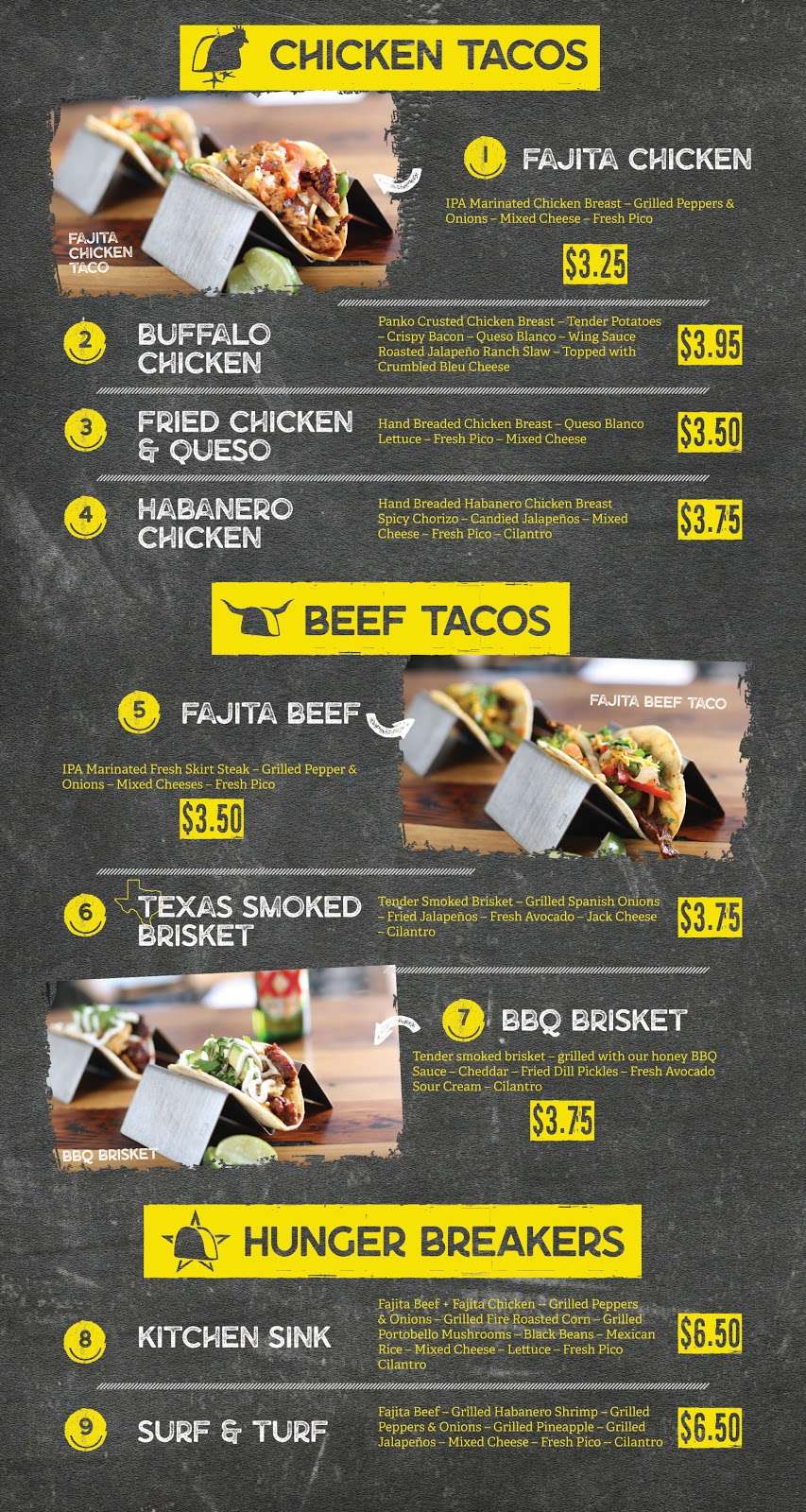 Happy Taco Bar | 430 E Interstate 30, Garland, TX 75043, USA | Phone: (469) 206-7981