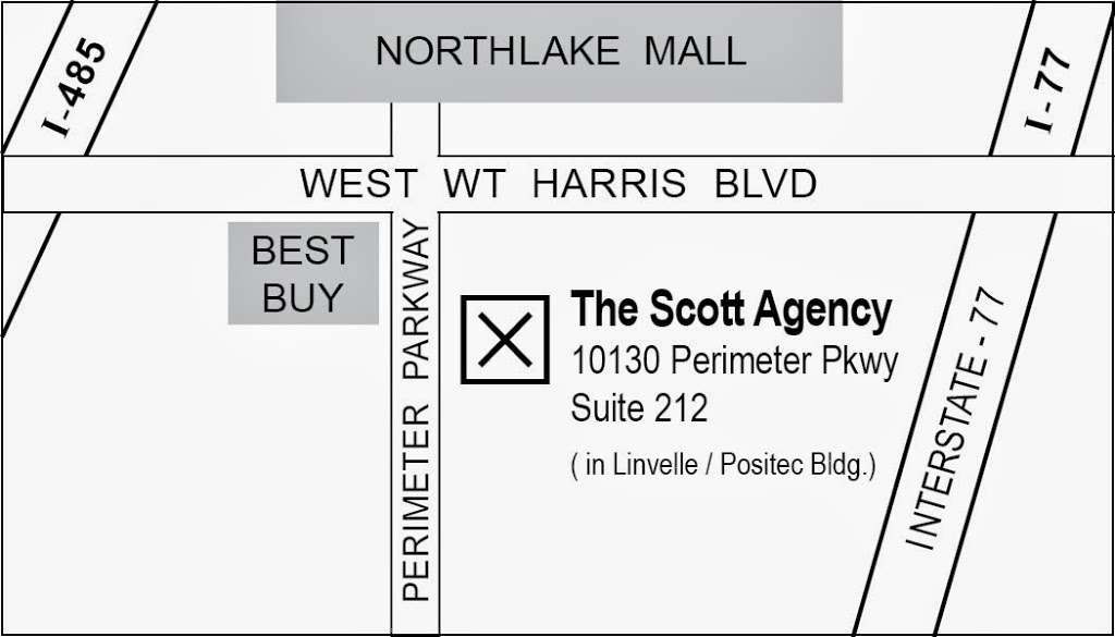 The Scott Agency (Charlotte) | 8134 Mt Holly-Huntersville Rd, Charlotte, NC 28216 | Phone: (704) 496-9696