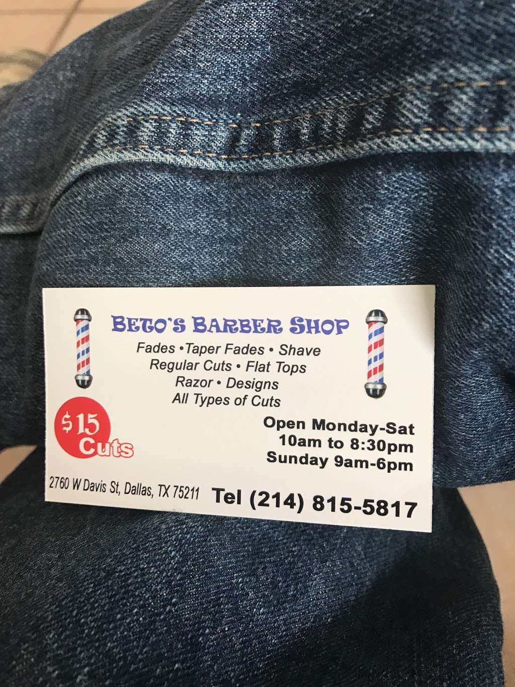 Betos Barber Shop | 532 Cliff Gables Dr, Dallas, TX 75211, USA | Phone: (214) 815-5817
