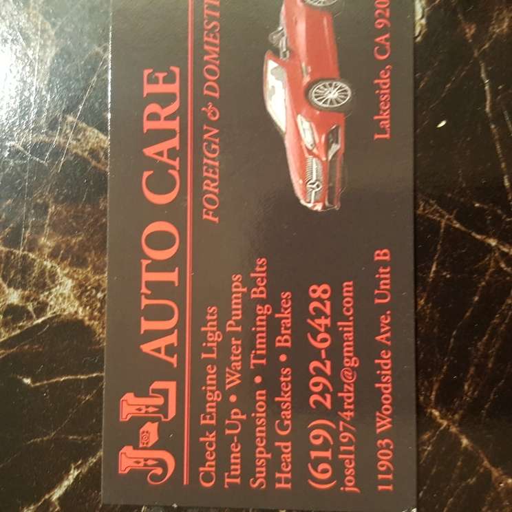 J L AUTO CARE | 11903 Woodside Ave unit b, Lakeside, CA 92040, USA | Phone: (619) 292-6428