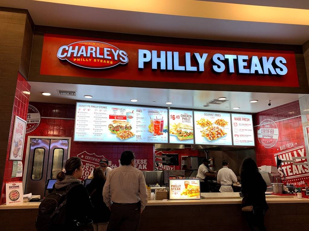 Charleys Philly Steaks | 1150 El Camino Real Ste 195, San Bruno, CA 94066, USA | Phone: (650) 636-4232