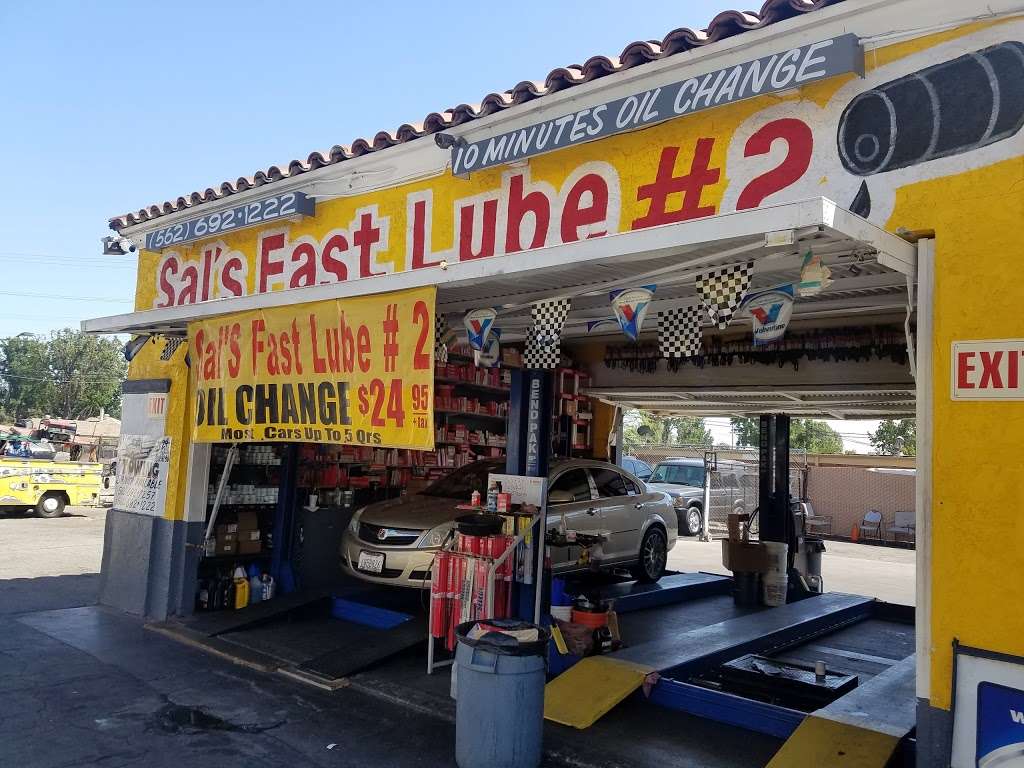 Sals fast Lube #2 | 10802 Whittier Blvd, Whittier, CA 90606, USA | Phone: (562) 692-1222