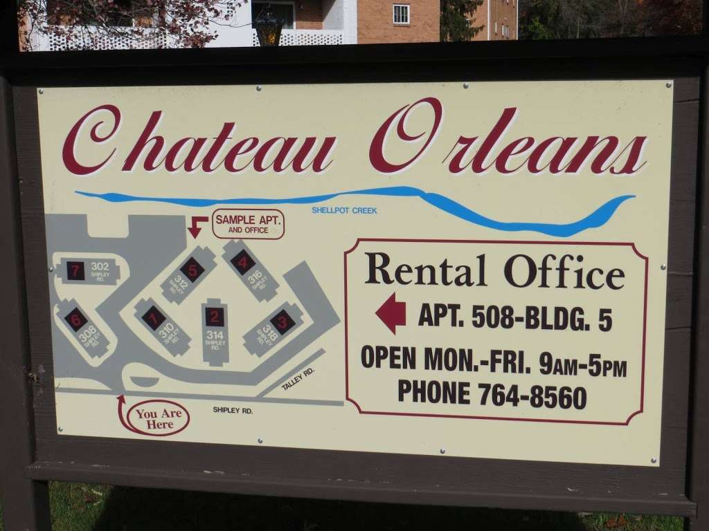 Chateau Orleans Apartments | 312 Shipley Rd # 508, Wilmington, DE 19809, USA | Phone: (302) 764-8560