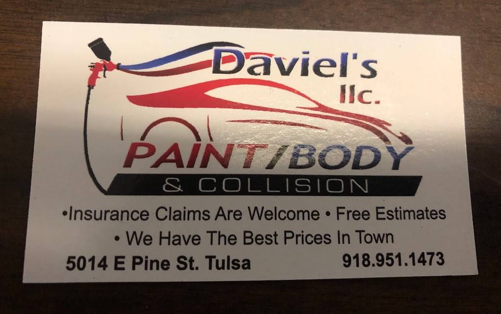 Daviels Auto body | 5014 E Pine St, Tulsa, OK 74115, USA | Phone: (918) 951-1473