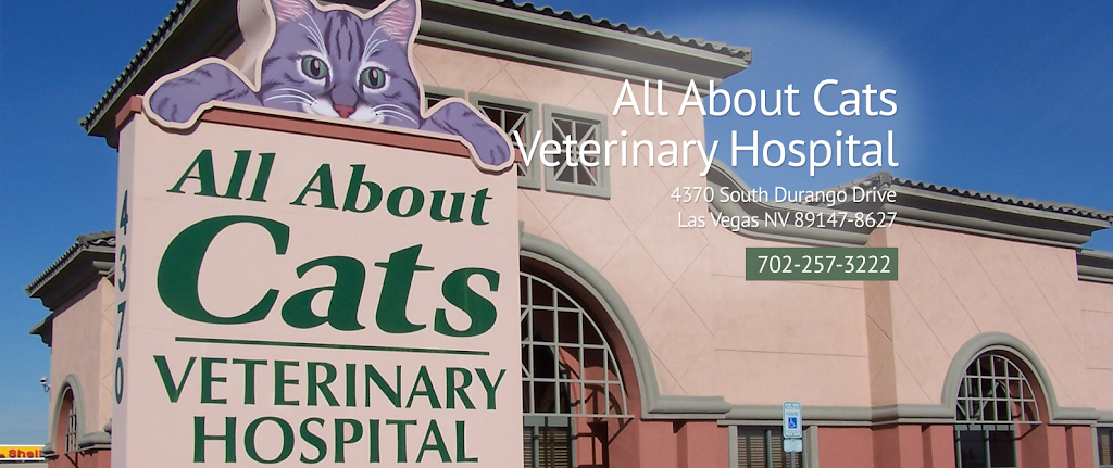 All About Cats Veterinary Hospital | 4370 S Durango Dr, Las Vegas, NV 89147 | Phone: (702) 257-3222