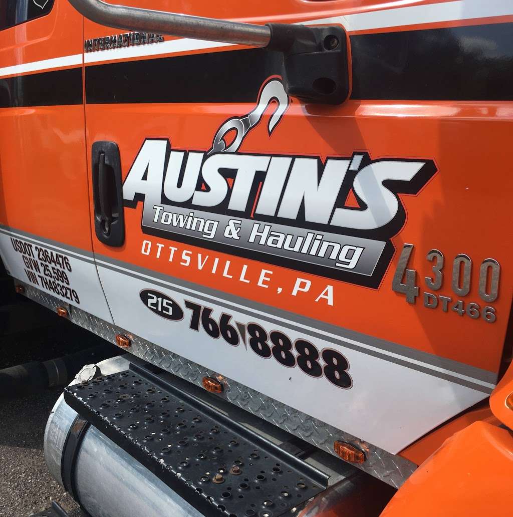 Austins Towing & Hauling | 3701 Farm School Rd, Ottsville, PA 18942, USA | Phone: (215) 766-8888