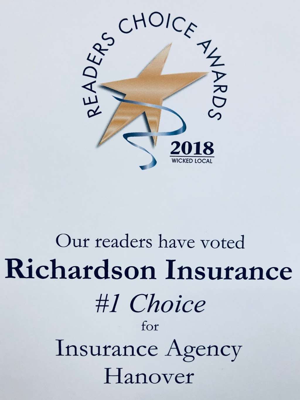 Richardson Insurance | 205 Hanover St, Hanover, MA 02339, USA | Phone: (781) 826-5161