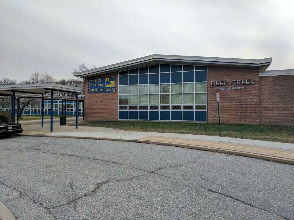 Deep Creek Middle School | 1000 S Marlyn Ave, Essex, MD 21221, USA | Phone: (410) 887-0112