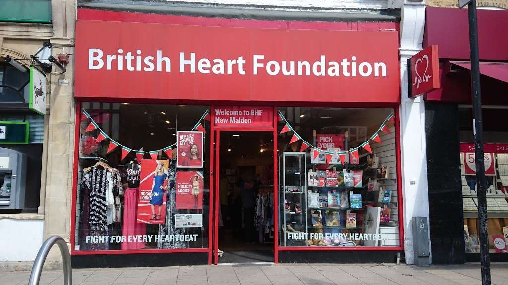 British Heart Foundation | 98 High St, New Malden KT3 4EU, UK | Phone: 020 8336 1210