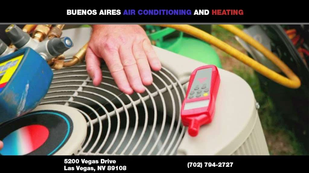 Buenos Aires Air Conditioning & Heating, Inc. | 5200 Vegas Dr, Las Vegas, NV 89108, USA | Phone: (702) 794-2727