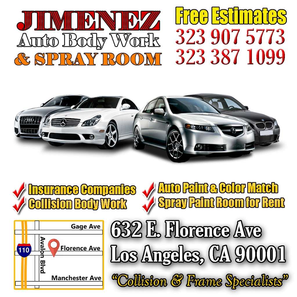Jimenez Body Work | 632 E Florence Ave, Los Angeles, CA 90001, USA | Phone: (323) 907-5773