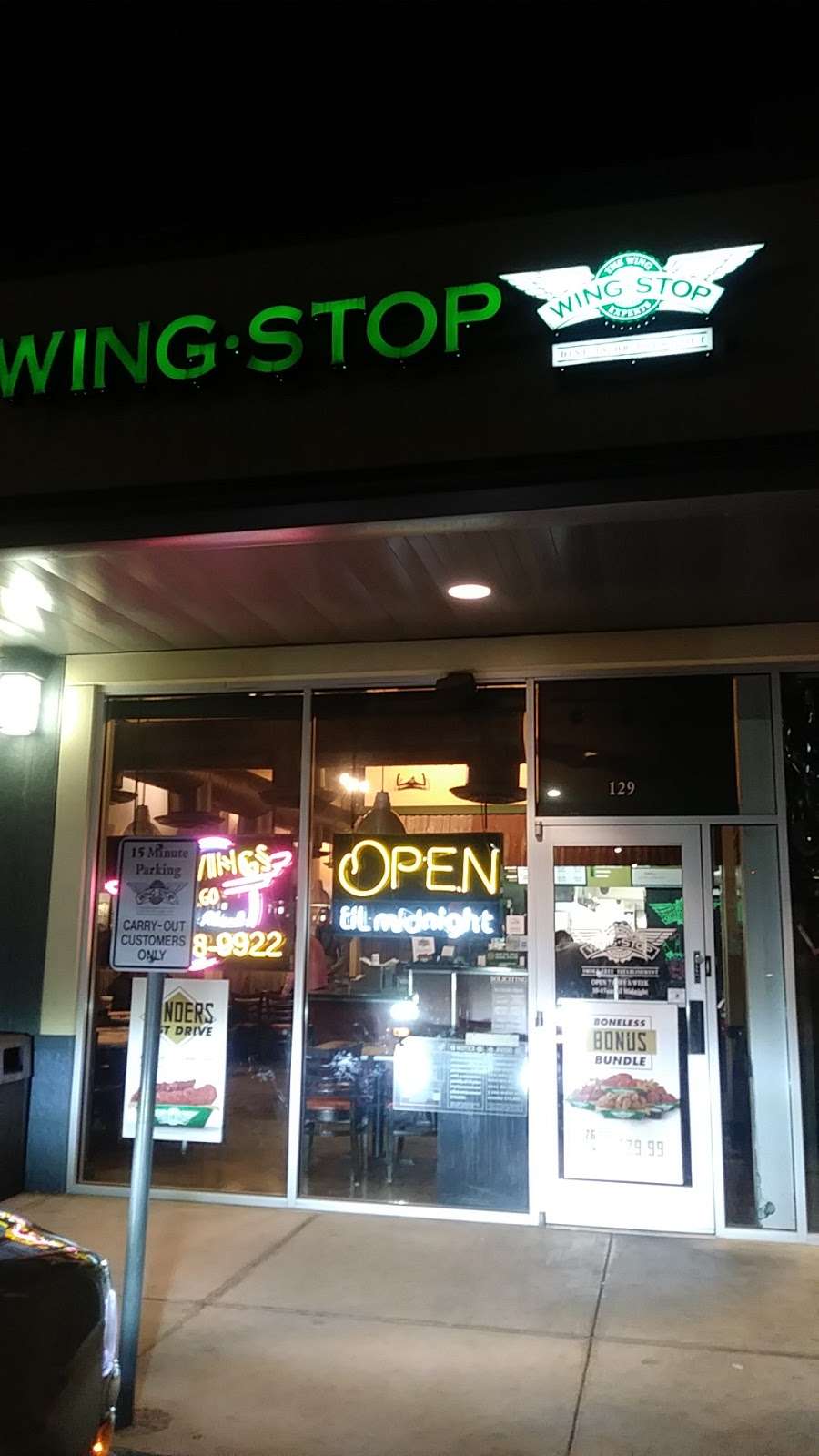 Wingstop | 2000 S East Loop 410 Ste 129, San Antonio, TX 78220, USA | Phone: (210) 648-9922