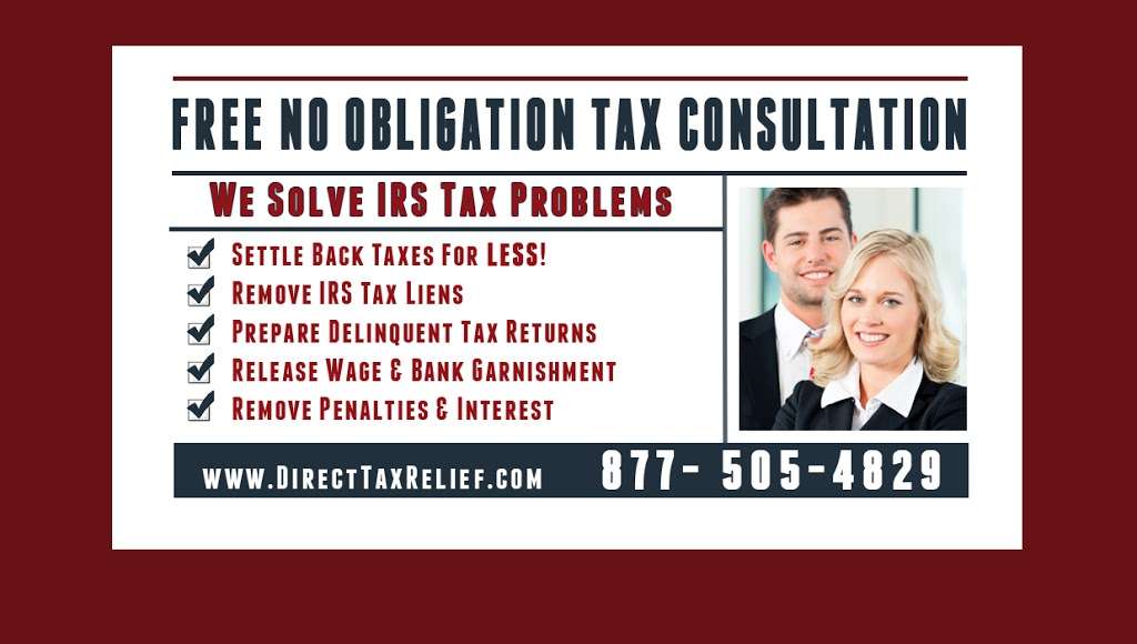 Direct Tax Relief | 13245 Riverside Drive #505, Sherman Oaks, CA 91423, USA | Phone: (866) 551-0359