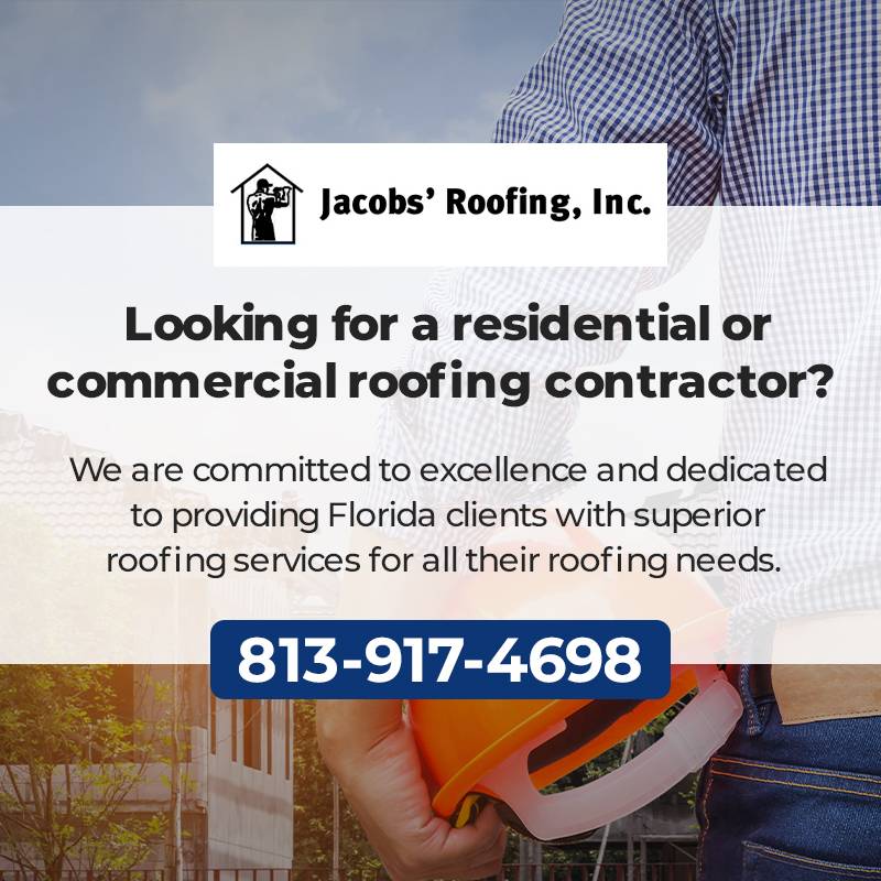 Jacobs Roofing, Inc. | 2216 John Moore Rd, Brandon, FL 33511, USA | Phone: (813) 917-4698