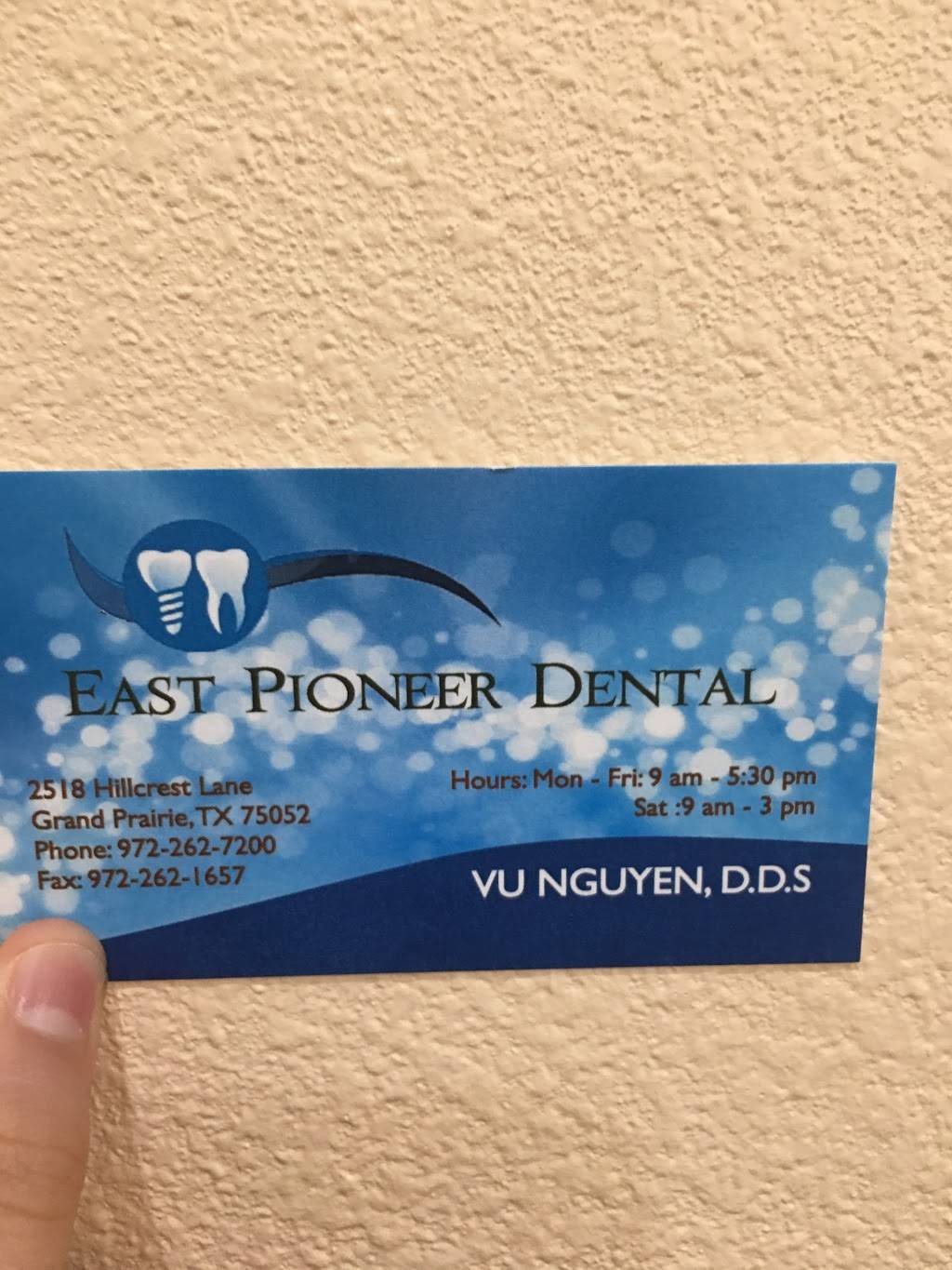 East Pioneer Dental | 311 E Pioneer Pkwy # D, Grand Prairie, TX 75051 | Phone: (972) 262-7200