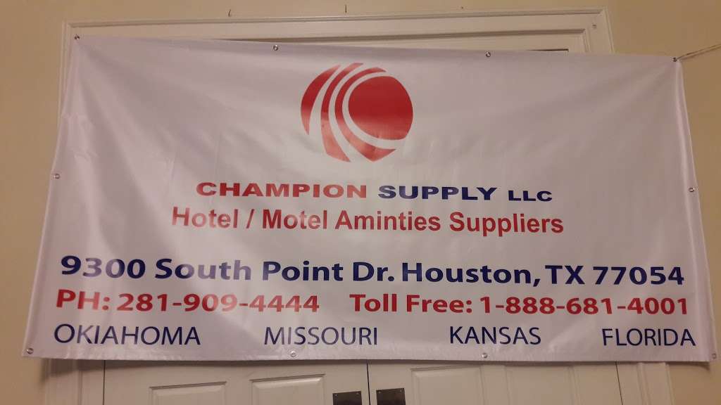 Champion supply Houston | 9300 S Point Dr, Houston, TX 77054, USA | Phone: (281) 909-4444