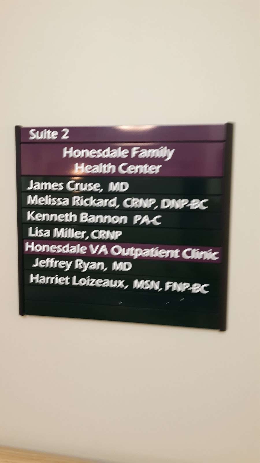 Honesdale Family Health Center | 600 Maple Ave # 2, Honesdale, PA 18431, USA | Phone: (570) 251-6672