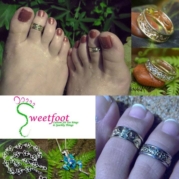 Sweetfoot Toe Rings | 2508 Winding Hollow Ln, Arlington, TX 76006, USA | Phone: (682) 999-8733