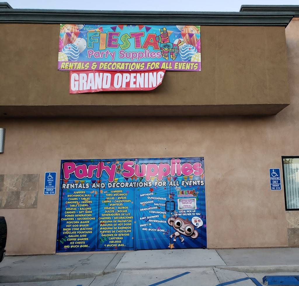 fiesta party supplies | 3791 Opal St unit 7, Jurupa Valley, CA 92509, USA | Phone: (951) 758-0344