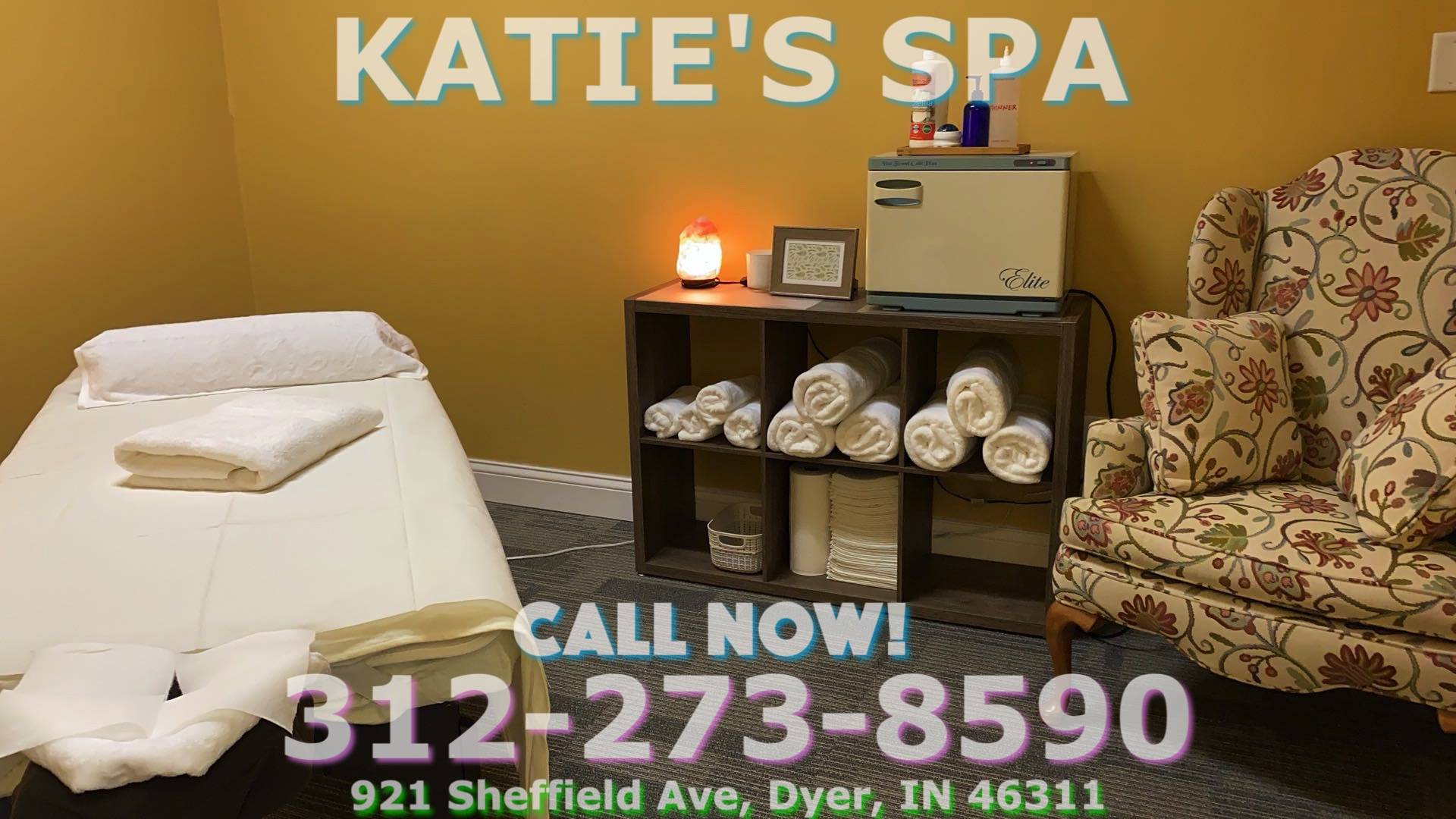 Katie’s Spa | 921 Sheffield Ave, Dyer, IN 46311, USA | Phone: (312) 273-8590