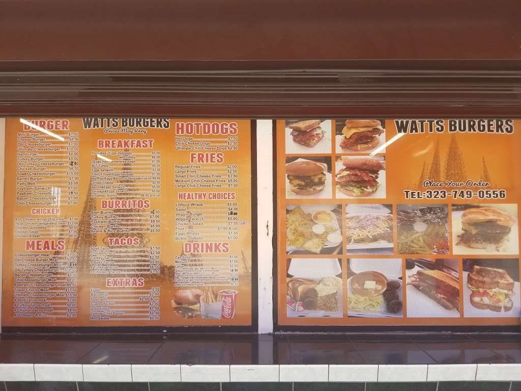 Watts Burger | 10203 S Central Ave, Los Angeles, CA 90002, USA | Phone: (323) 749-0556