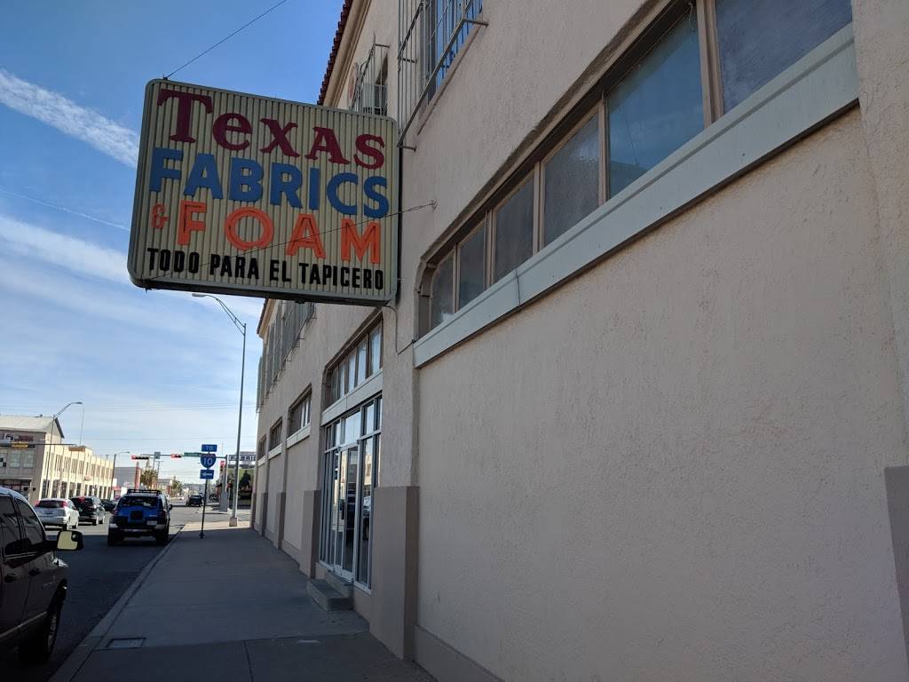 Texas Fabrics & Foam | 1500 Texas Ave, El Paso, TX 79901, USA | Phone: (915) 532-6822