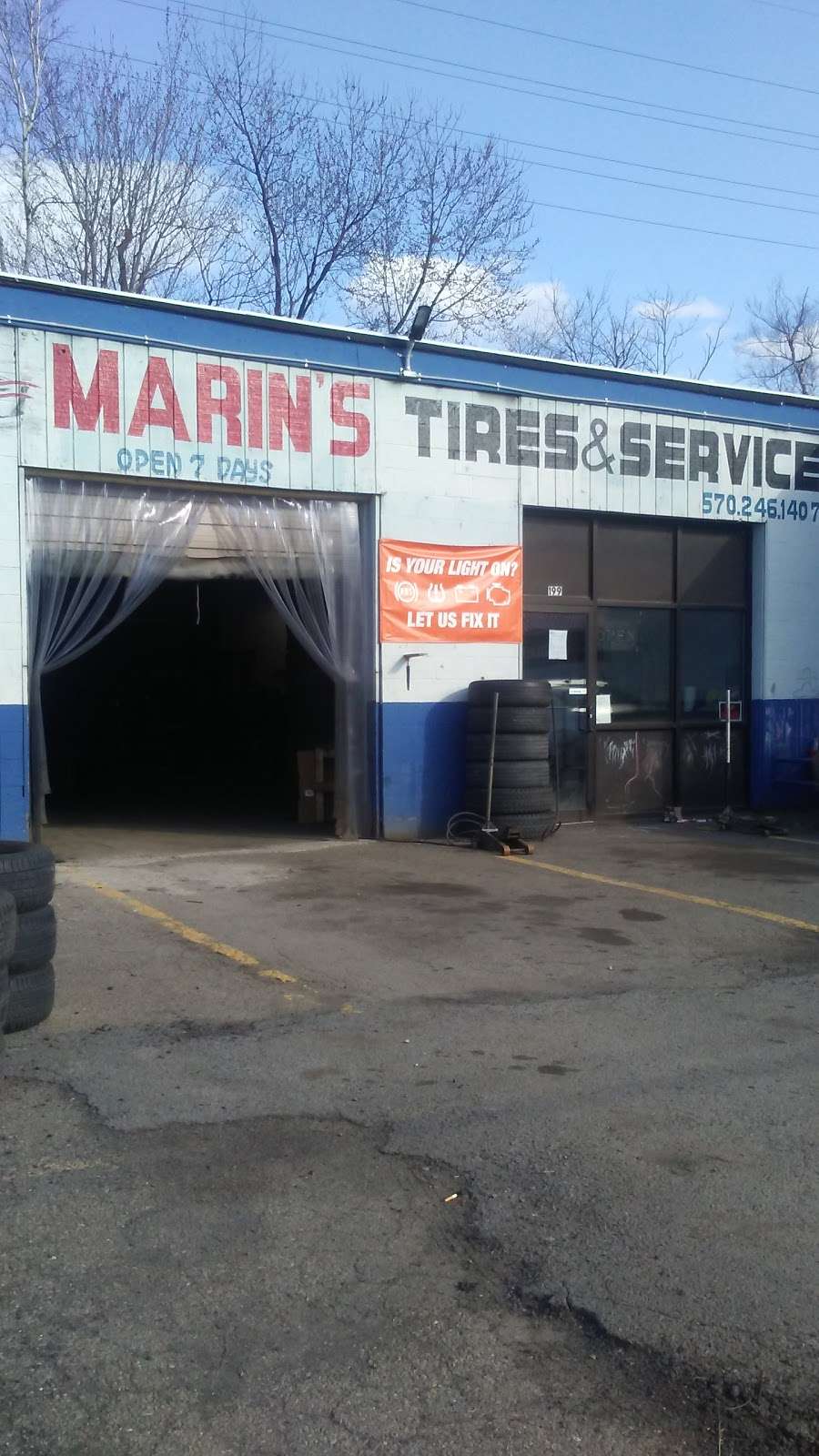 Marins Tires & servises | 199 Spring St, Wilkes-Barre, PA 18702 | Phone: (570) 246-1407