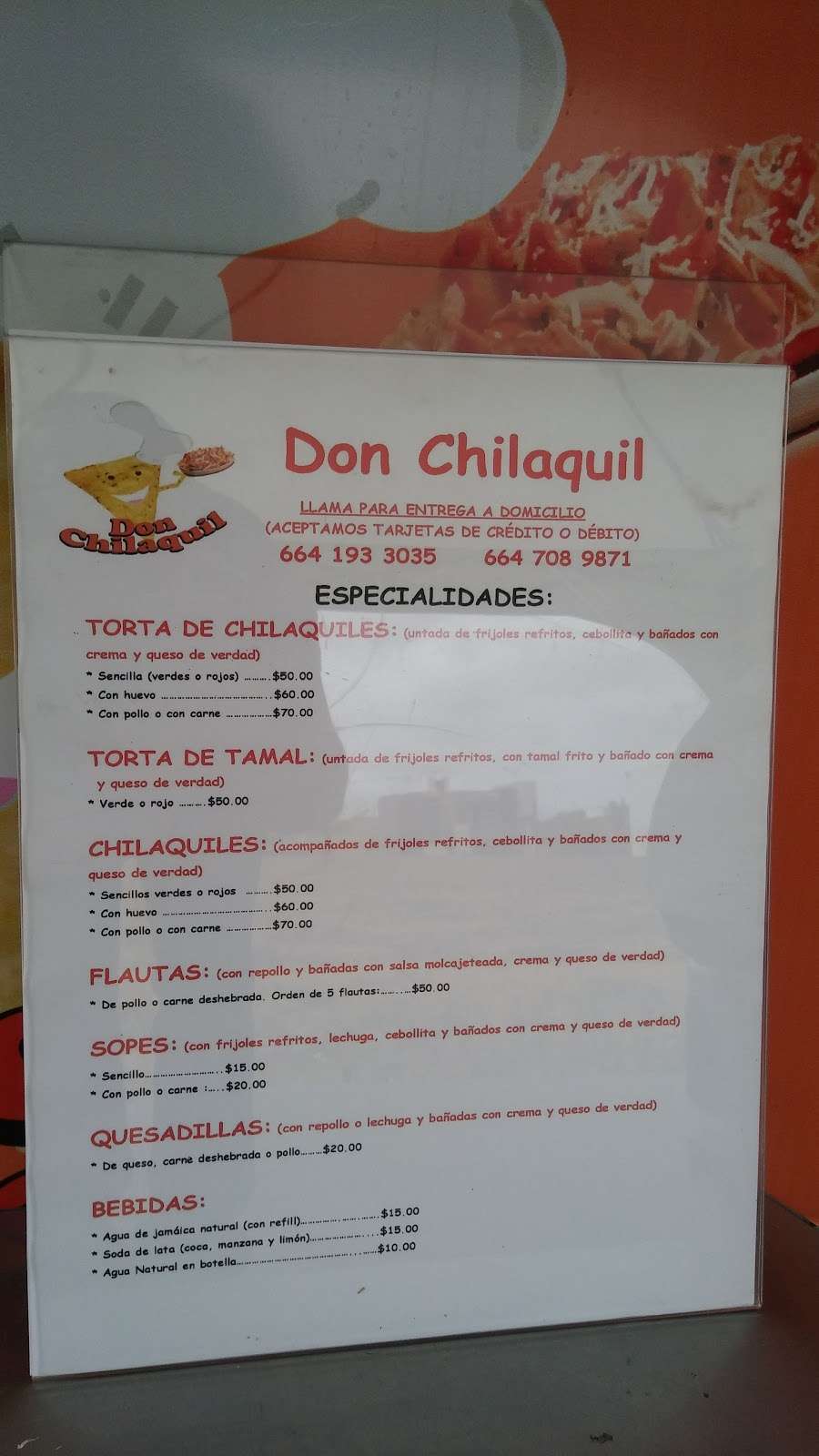 Don Chilaquil | Paseo de Guaycura, Río Tijuana 3a. Etapa, Rio Tijuana 3ra Etapa, 22226 Tijuana, B.C., Mexico | Phone: 664 193 3035
