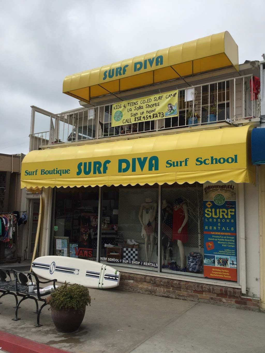 Surf Diva Shop & Surf School | 2160 Avenida De La Playa, La Jolla, CA 92037, USA | Phone: (858) 454-8273